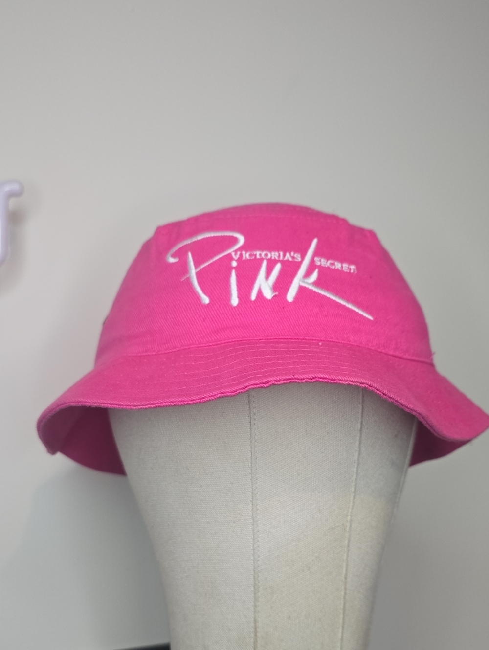 PINK Victoria's Secret Bright Pink Bucket Hat